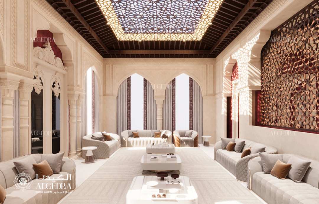 تصميم داخلي للمجلس في أبوظبي