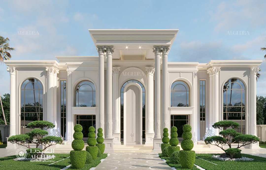 تصميم خارجي فيلا حديثة للغاية