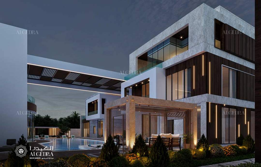luxury modern villa exterior design