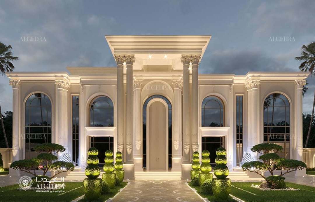 تصميم خارجي لمنزل صغير