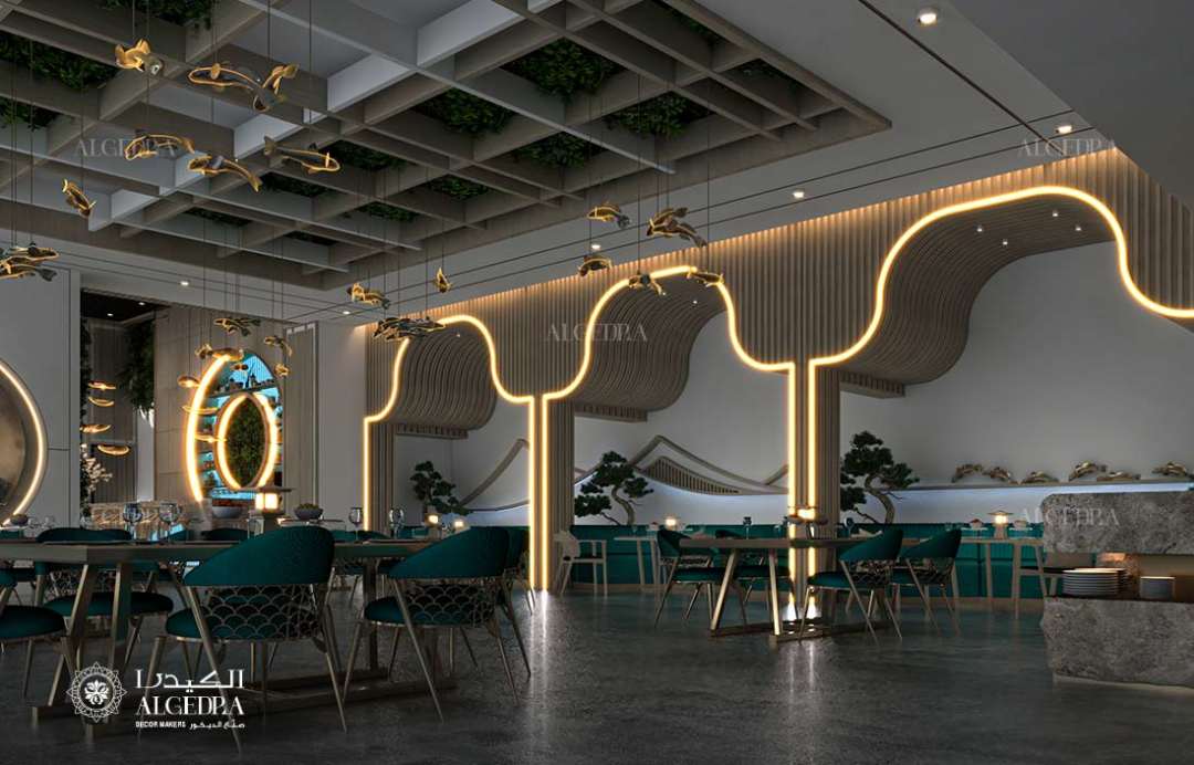 تصميم مطعم صغير مميز