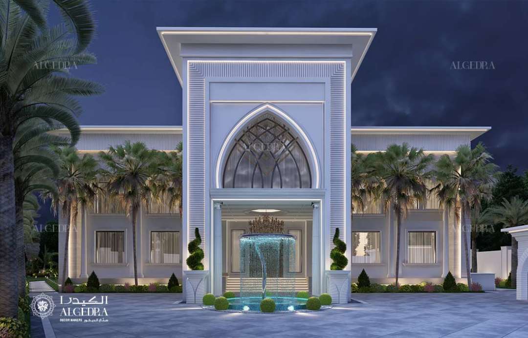 تصميم مناظر طبيعية للفيلا