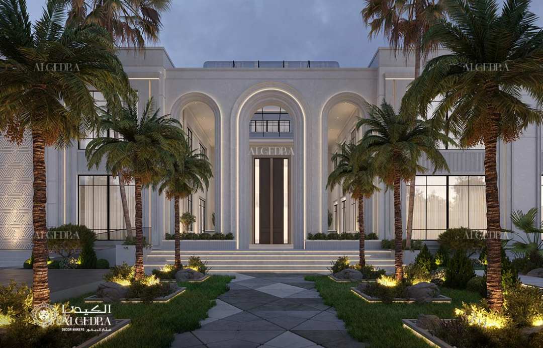 تصميم خارجي لمنزل ثلاثي الابعاد