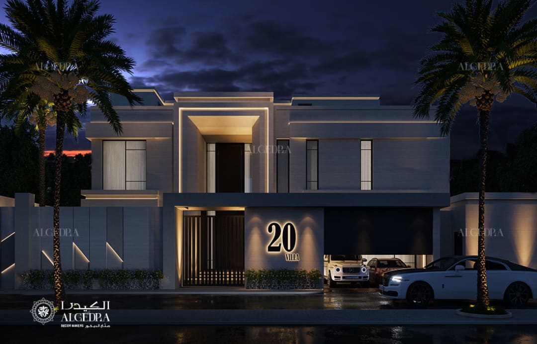 تصميم خارجي فيلا دبي