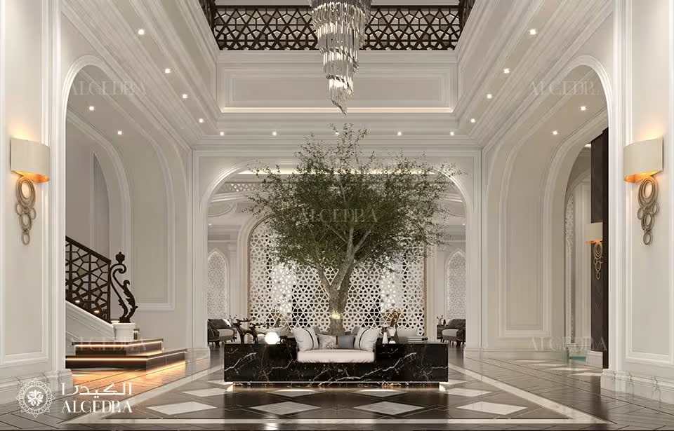 villa entrance decoration