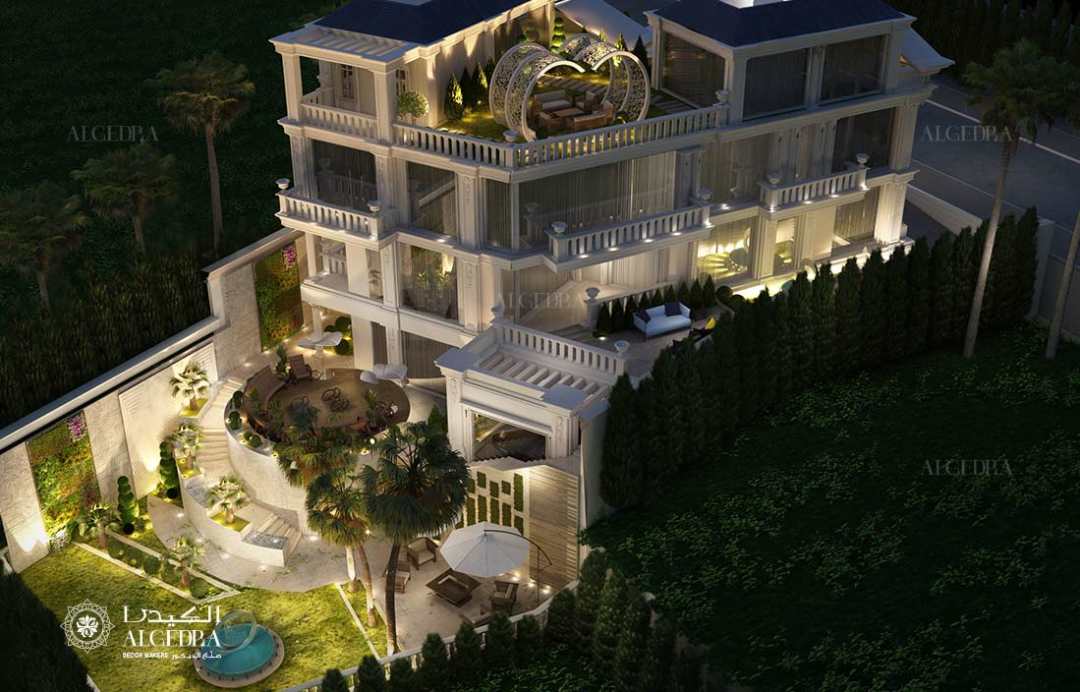 small villa exterior design