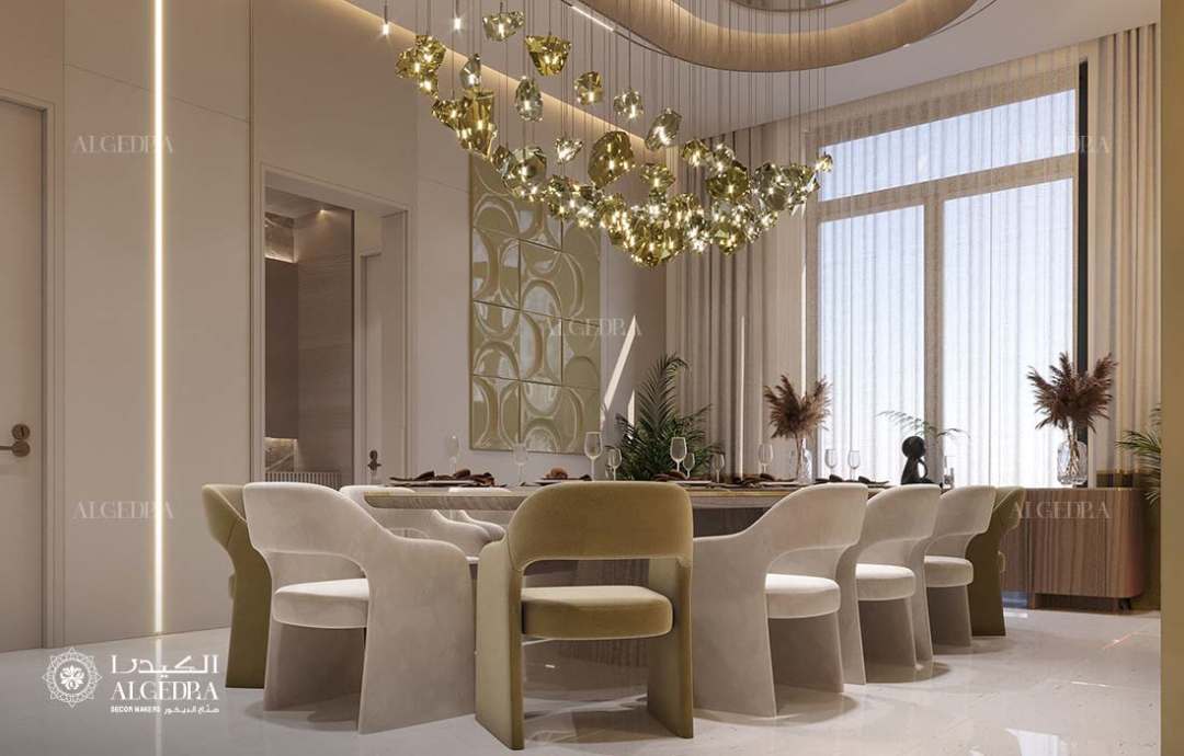 تصميم غرفة طعام كلاسيكية