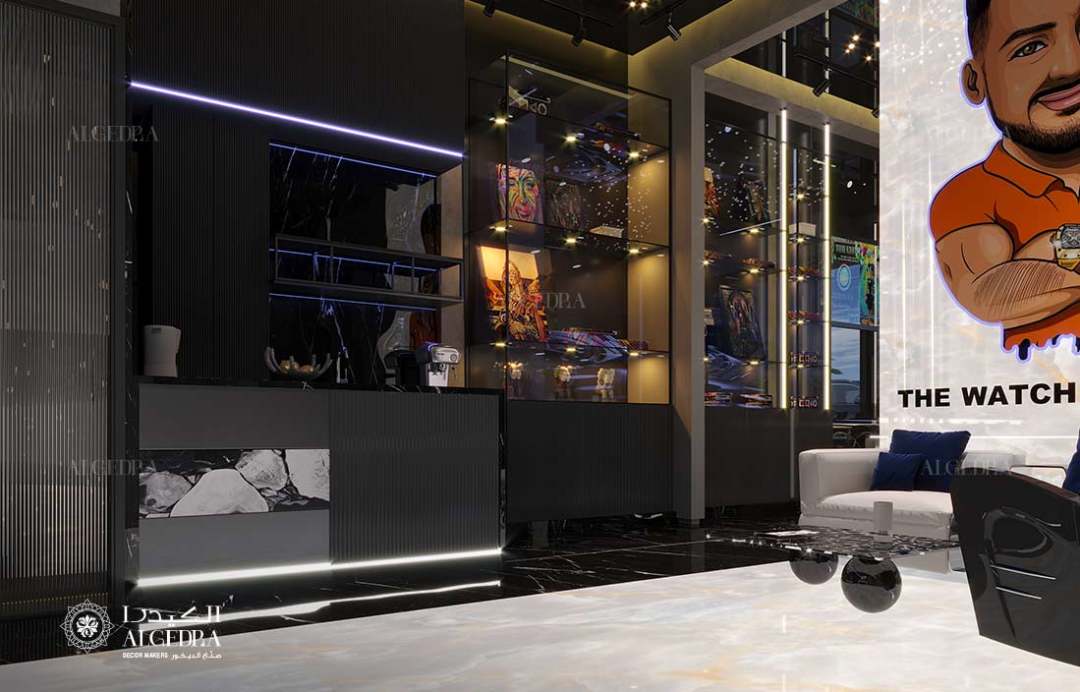 City Walk watch showroom display design