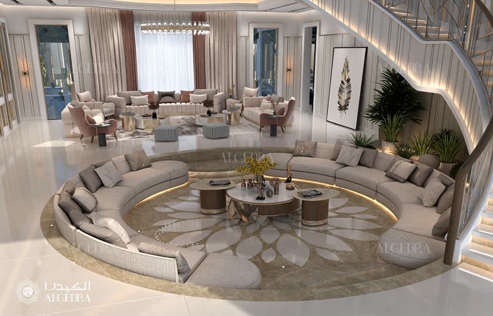 تصميم داخلي لغرفة نوم علوية