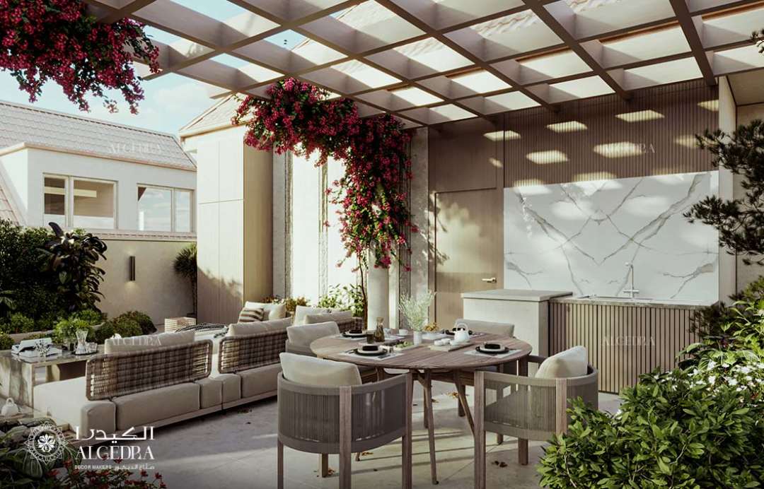 تصميم سطح فيلا الإمارات