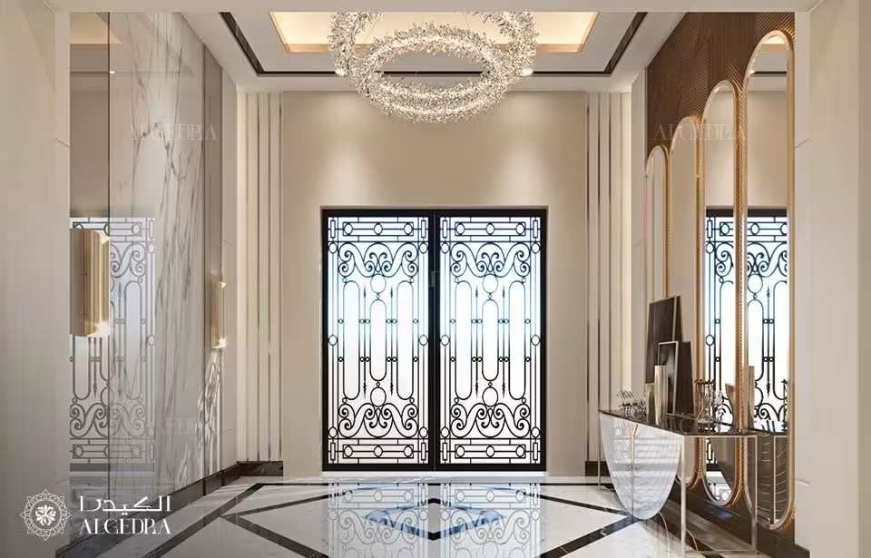 villa entrance decoration