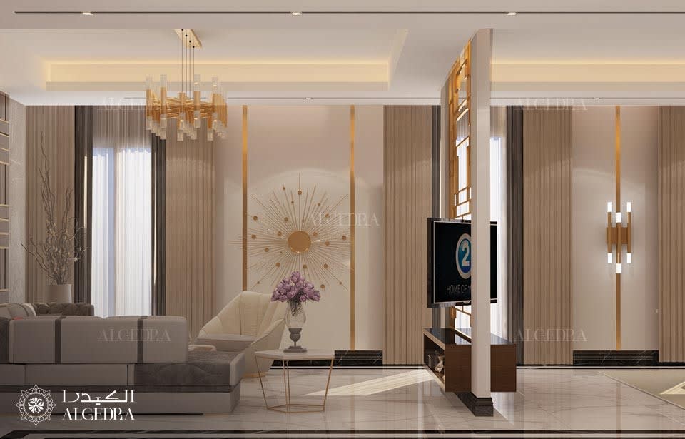 تصميم صالة عائلية مفتوحة في وسط مدينة دبي، دبي
