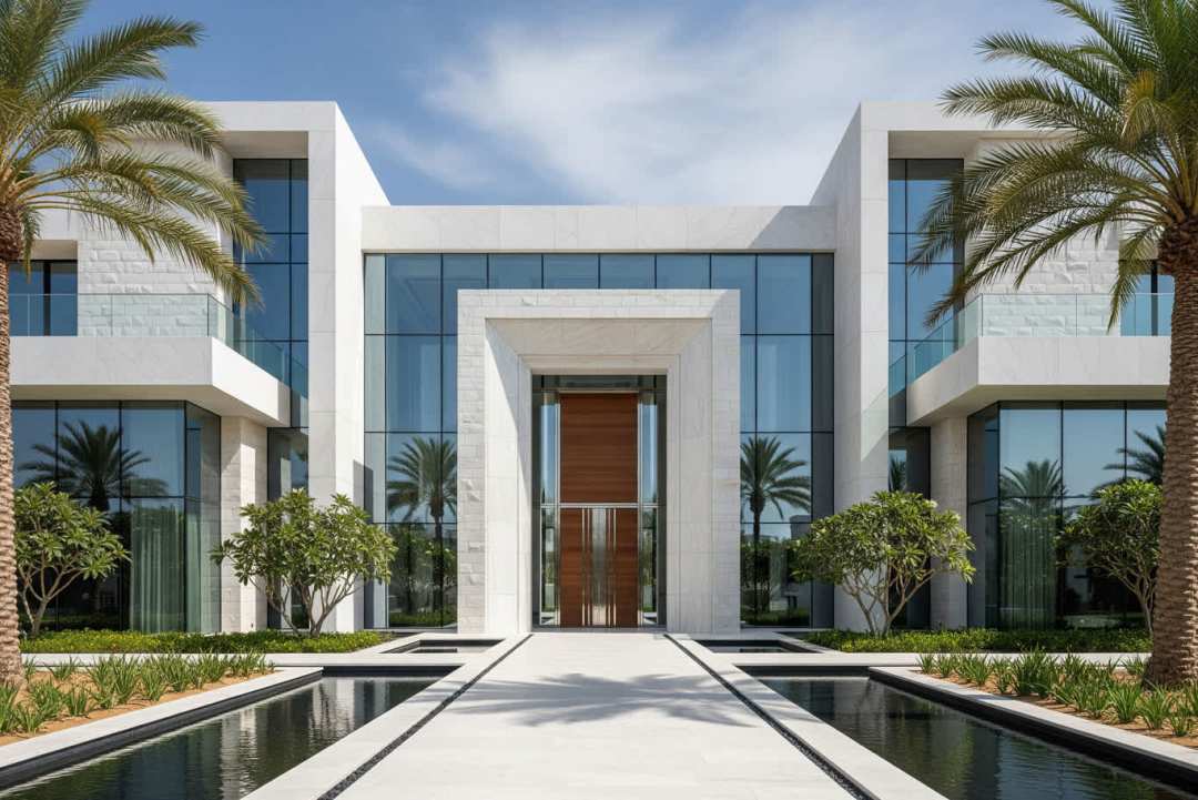 Dubai luxury villa exterior design