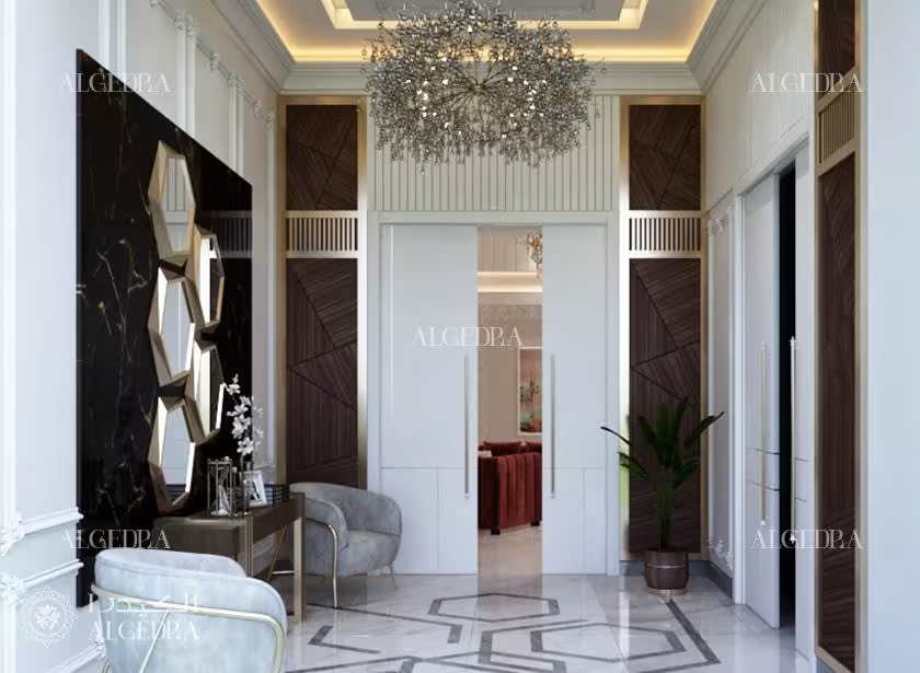 villa entrance decoration