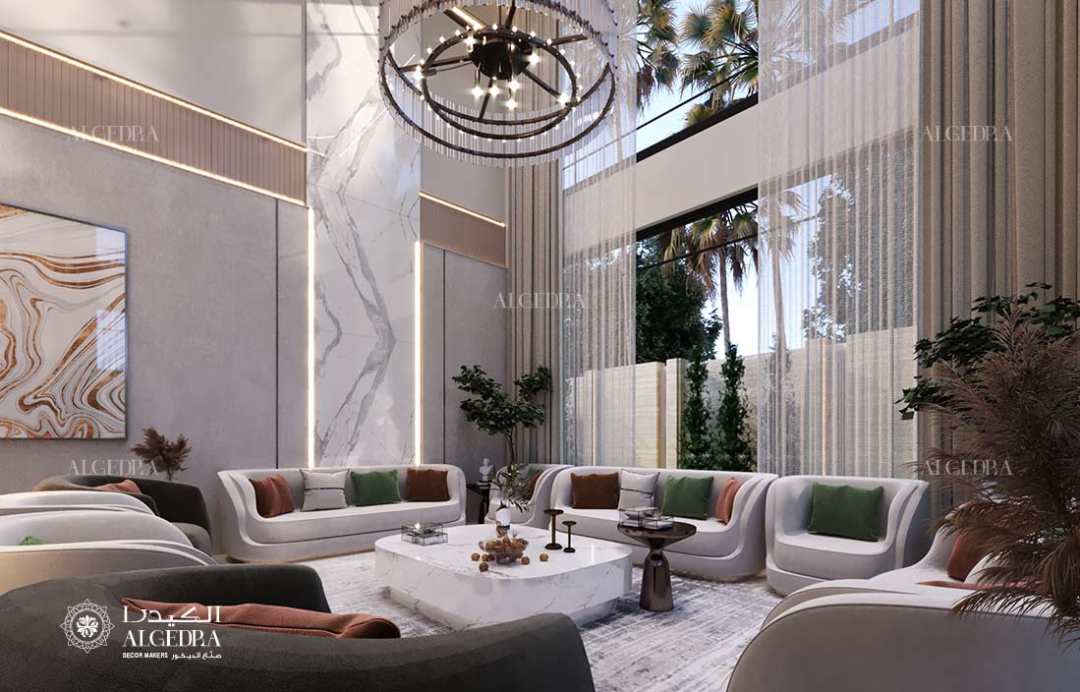 تصميم غرفة جلوس عائلية
