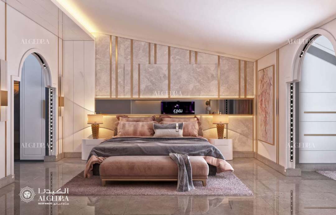 التصميم الداخلي لشقة دبي