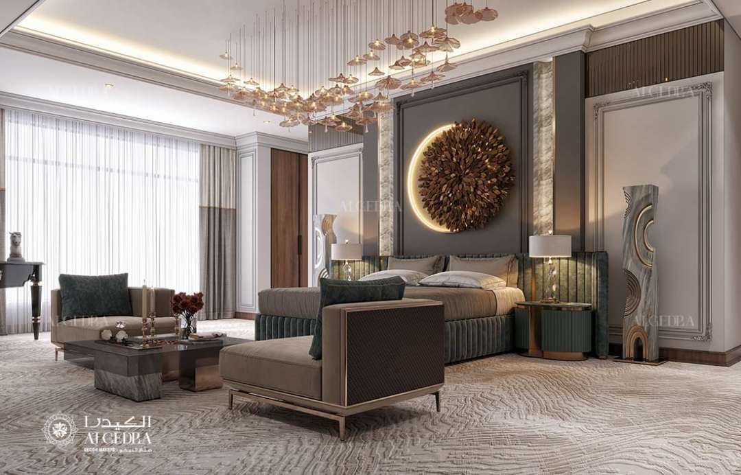 تصميم داخلي لغرفة النوم الفاخرة