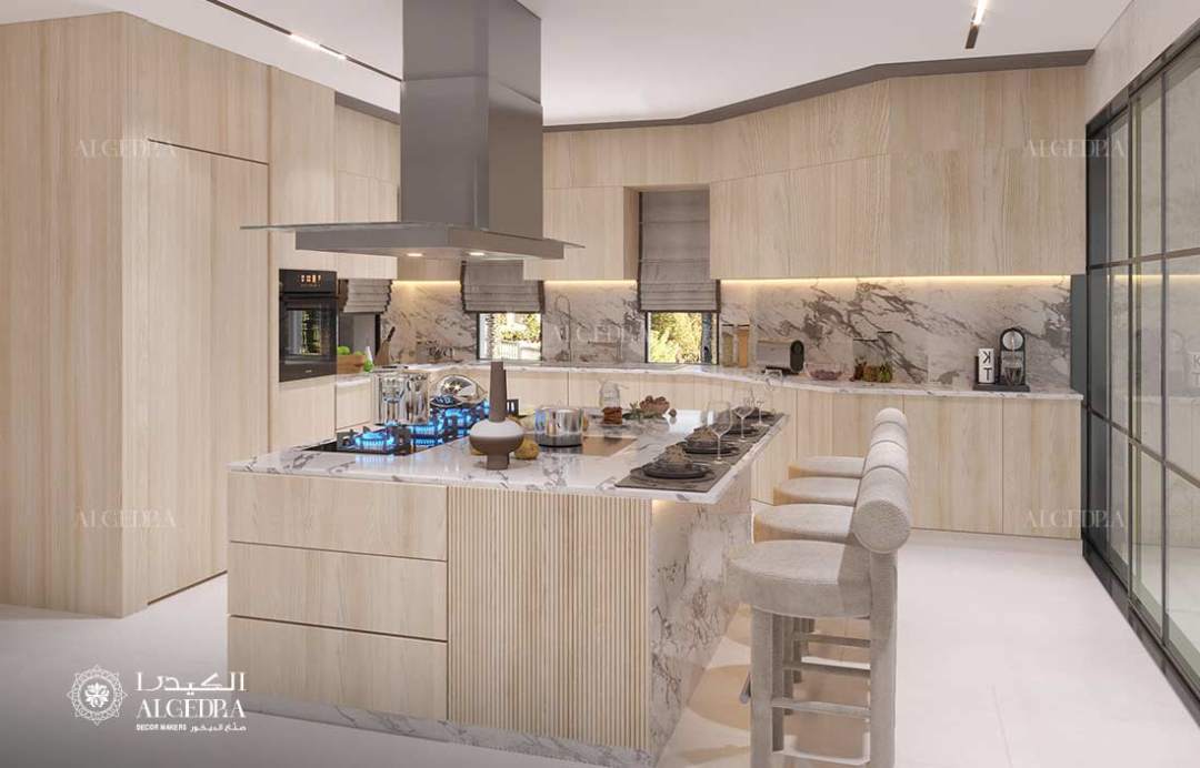 Nad Al Hamar villa kitchen design