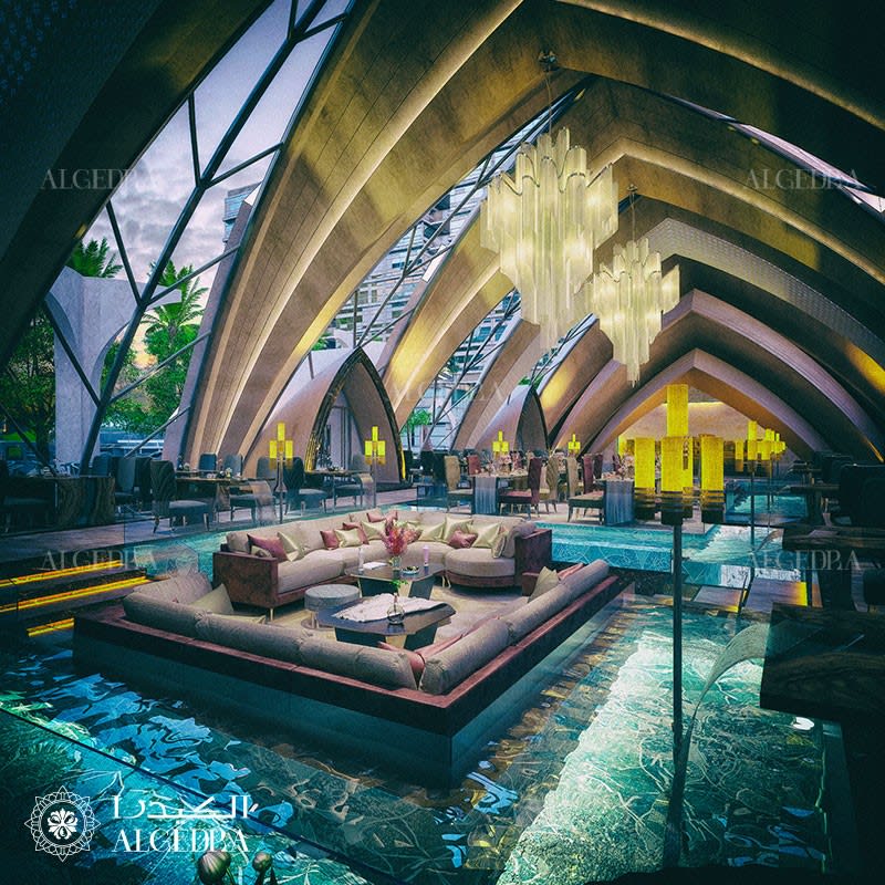 مطعم إيطالي مفهوم جميل