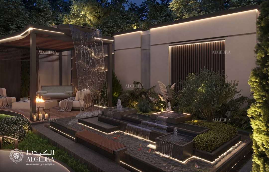 تصميم حدائق فاخرة