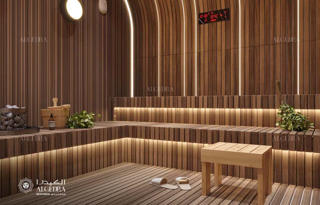 Nad Al Hamar villa sauna design