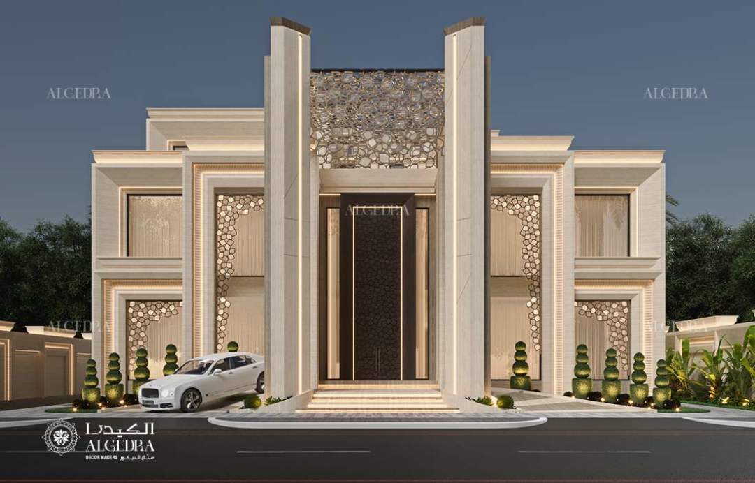 التصميم الخارجي للفيلا