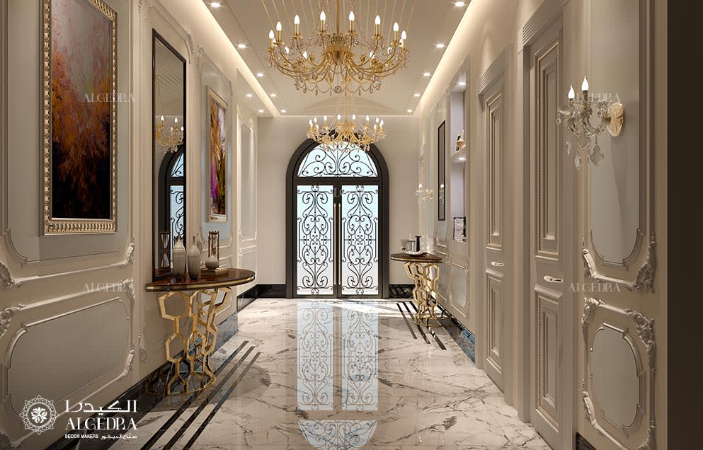 ديكور فيلا سكنية على الطراز المعاصر في إمارة دبي