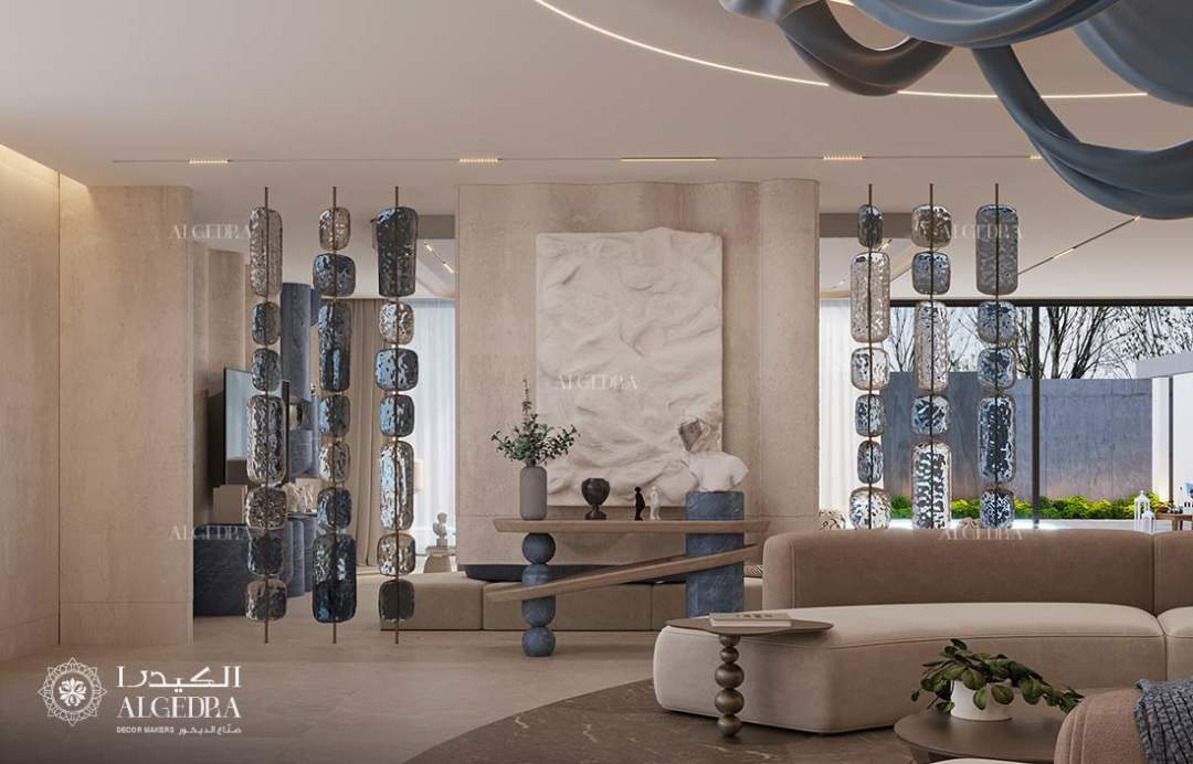 open plan living room Dubai