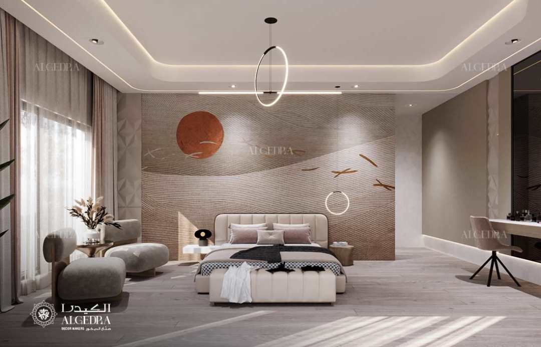 تصميم داخلي لفيلا فاخرة في أبو ظبي