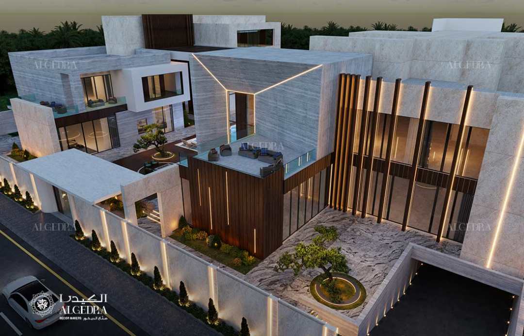 exterior modern villa design