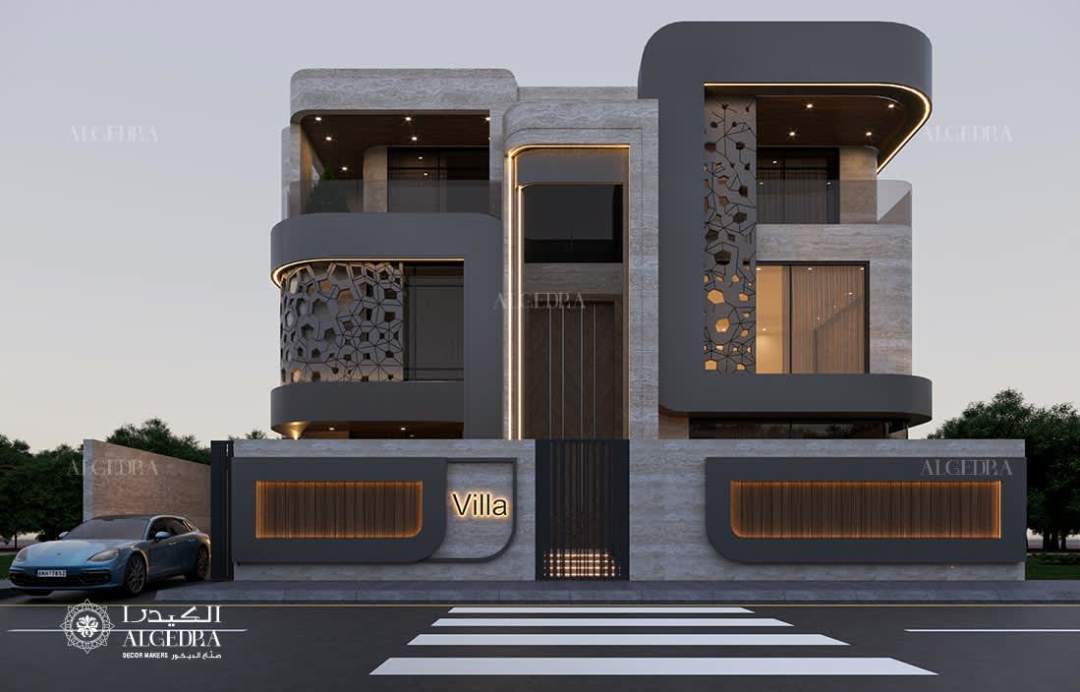 تصميم خارجي بسيط للمنزل