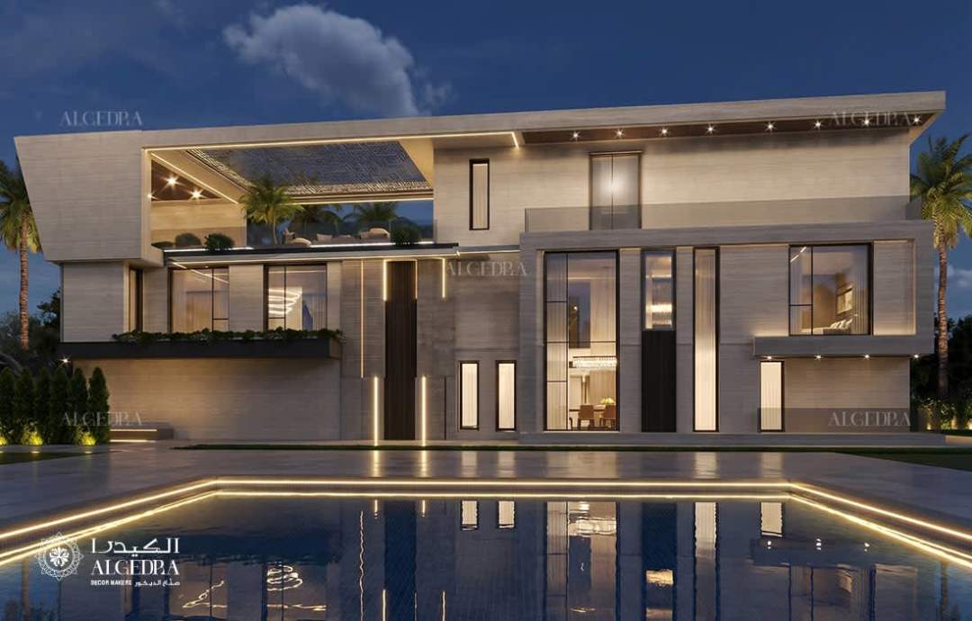 Villa Architecture Design in Palm Jumeirah