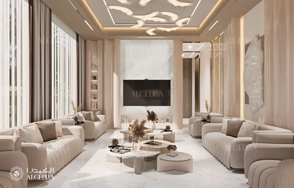 فيلا جزر الجميرا – مشروع تصميم داخلي
