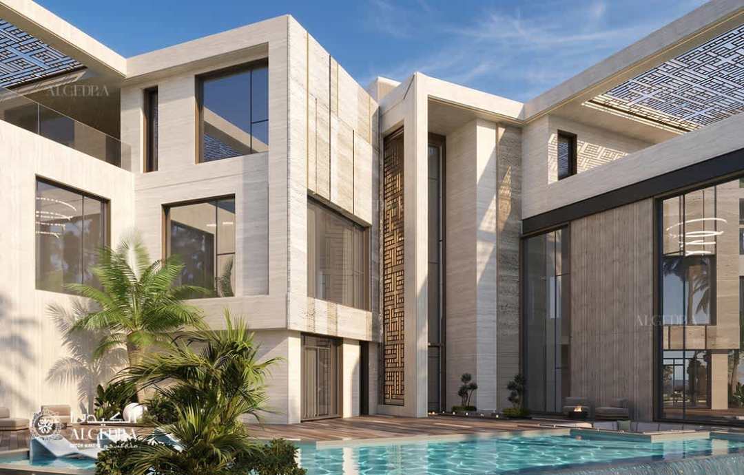 terrace design Emirates Living villa