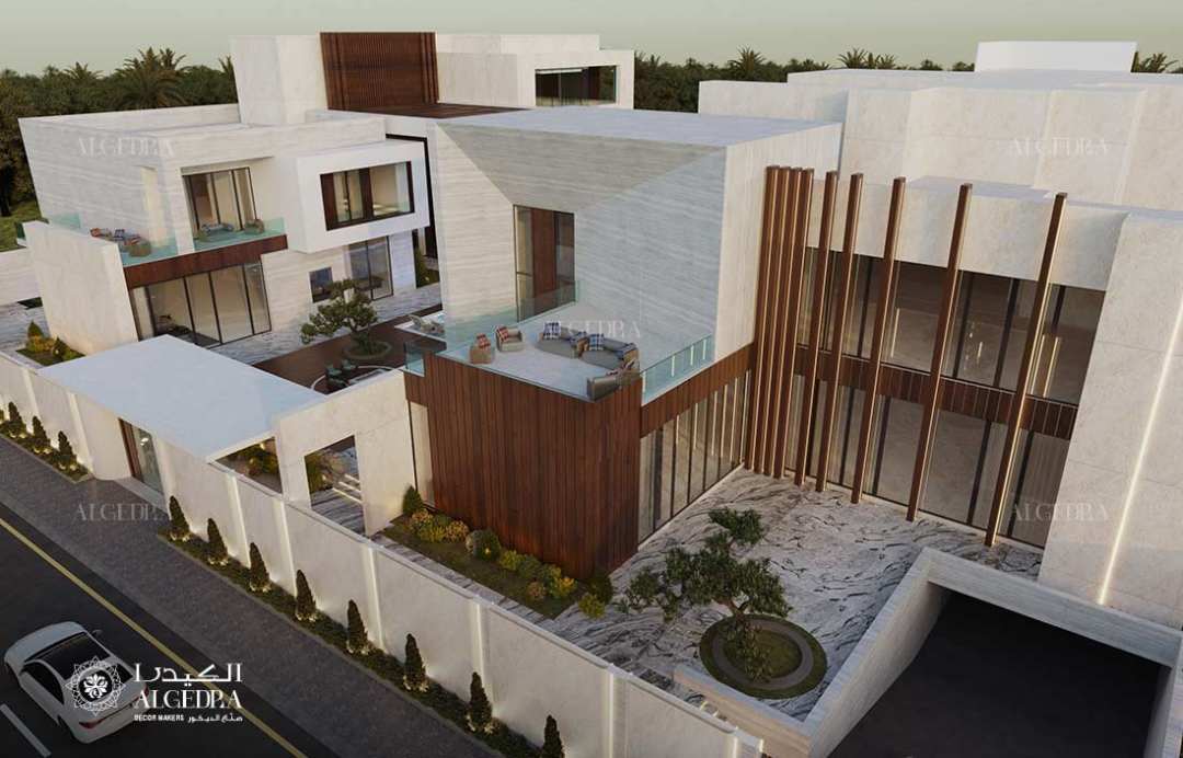 التصميم الخارجي للمنزل الحديث