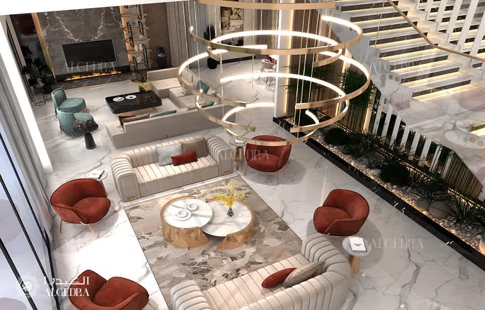 أفكار تصميم داخلي صناعي علوي