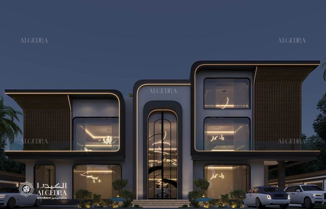 villa entrance design exterior