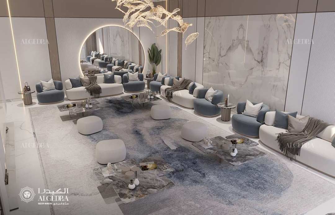 تصميم غرفة جلوس عائلية