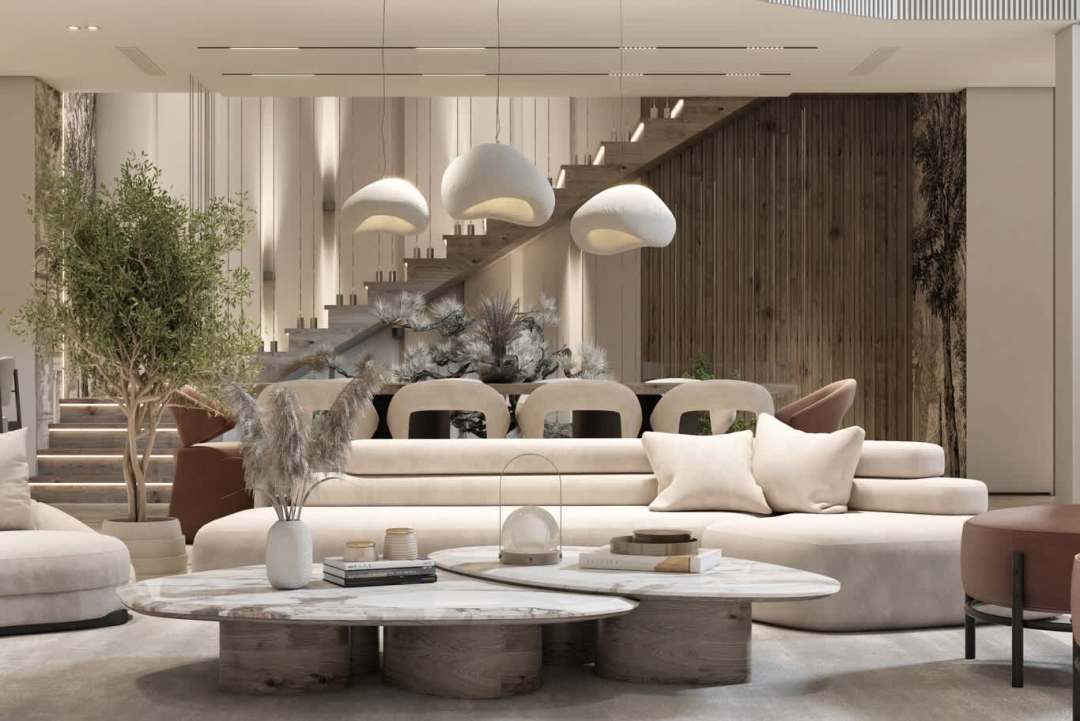 Jubail Island villa interior design