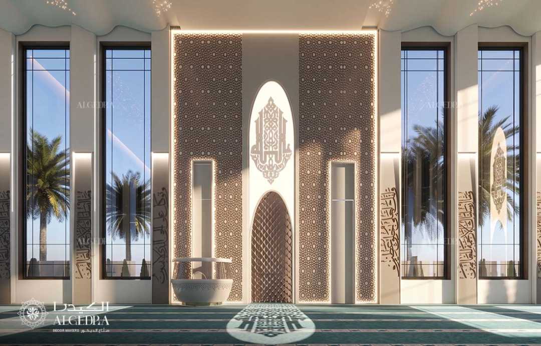 تصميم داخلي مسجد في مدينة محمد بن راشد