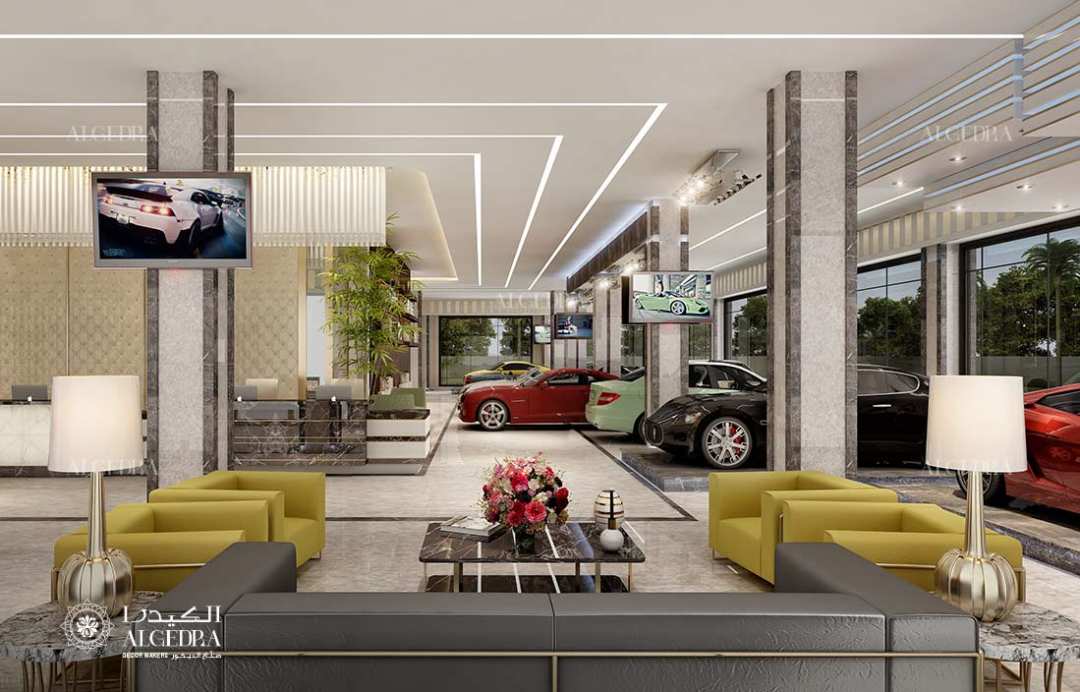 تصميم معرض سيارات حديث