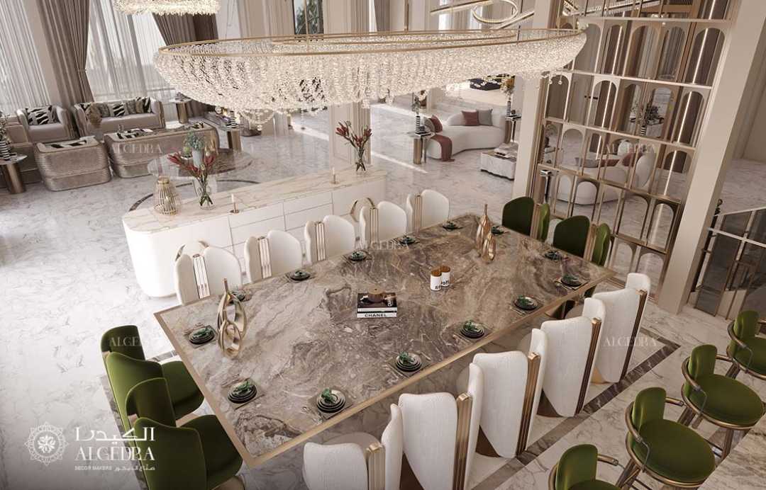 تصميم غرفة طعام فيلا في داماك هيلز