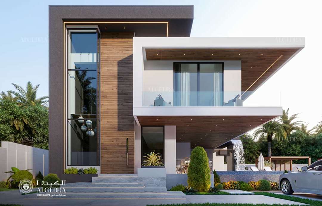 التصميم الخارجي للفيلا الحديثة