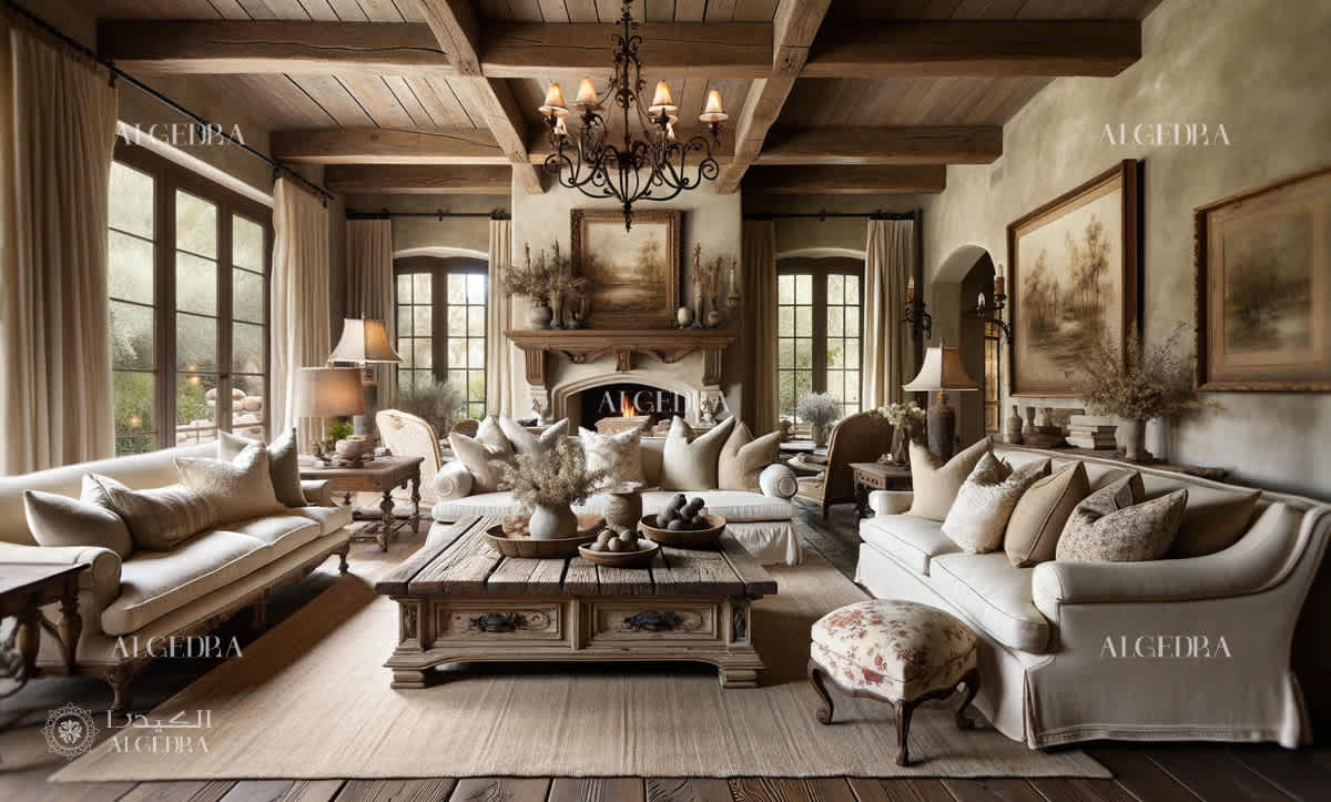 living room design in Abu Dhabi