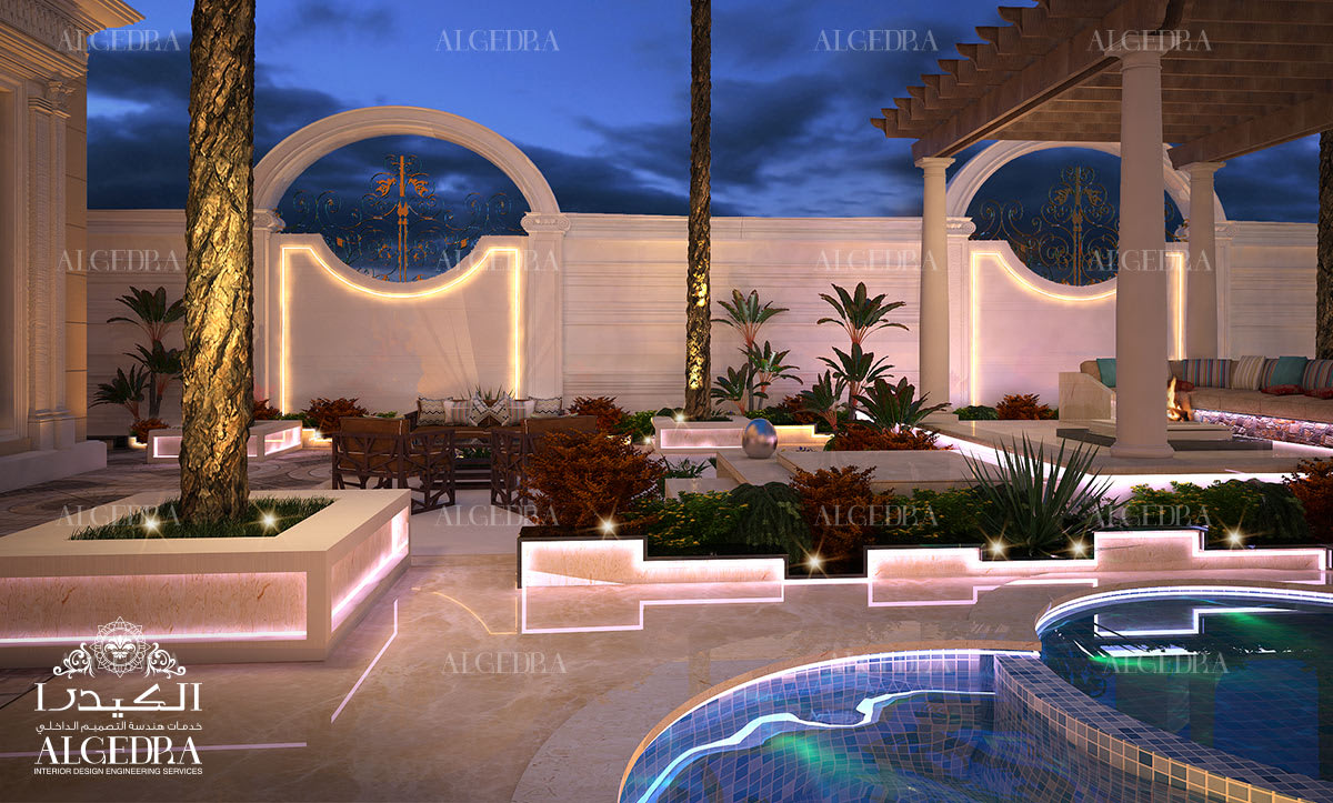 Luxury Landscape design in Abu Dhabi