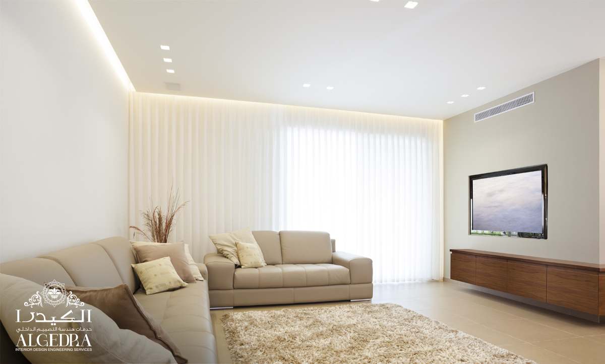living room design and wall decor