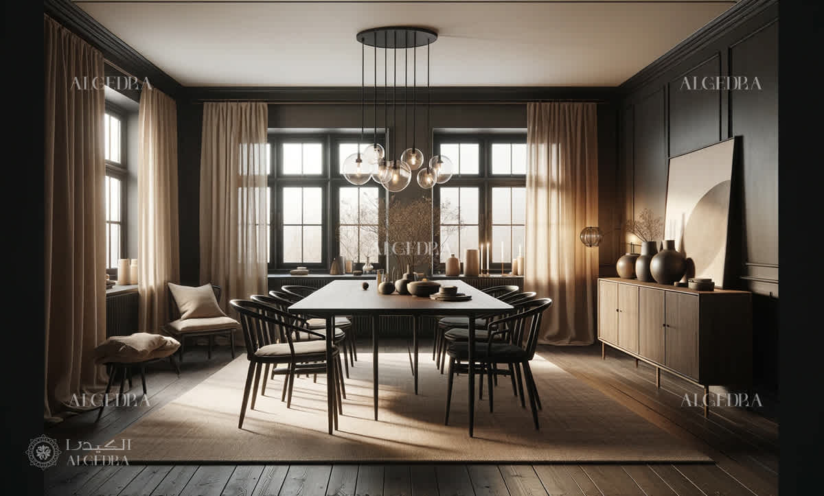 wooden dining room designs