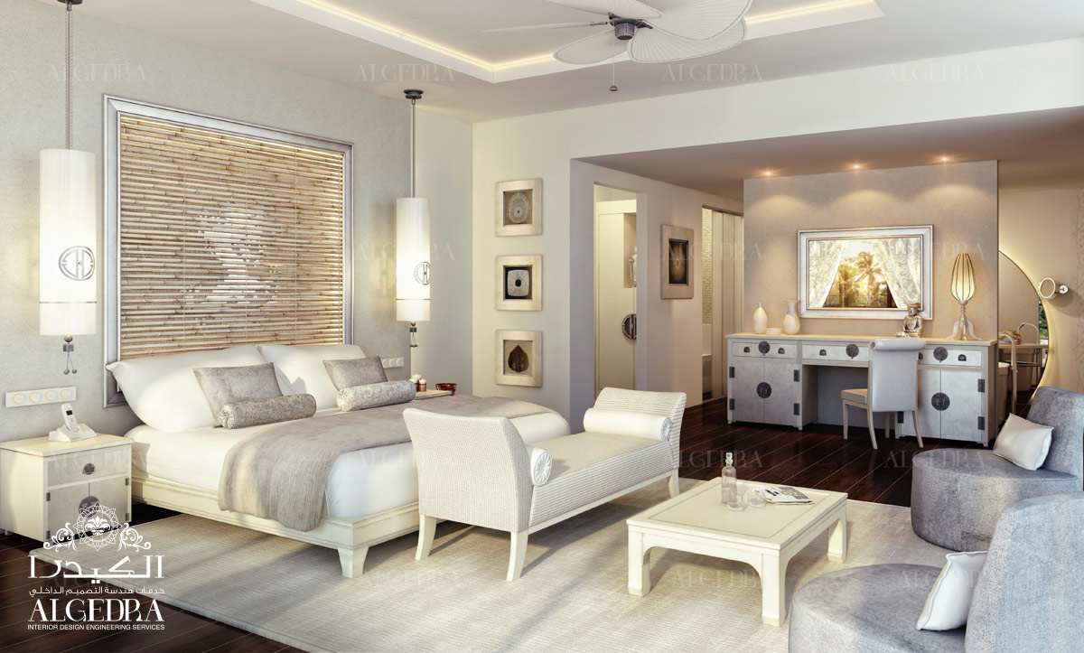 luxurious bedroom interior by Algedra