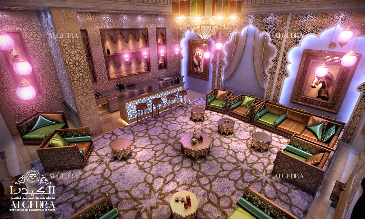 Moroccan Majlis handmade inscriptions