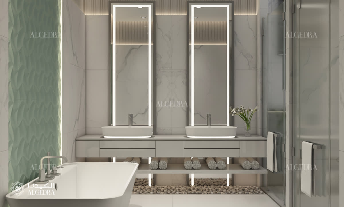 تصميم حمام فاخر